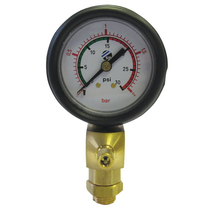 03193000 airline adaptor & 2 bar (30psi) pressure gauge