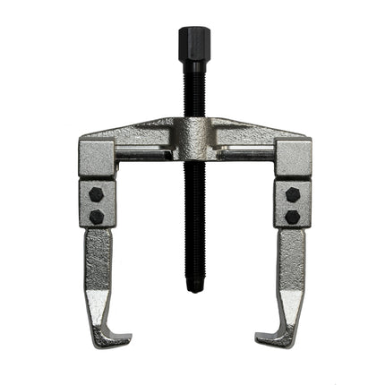 2 jaw mechanical puller with reversible legs for internal or external applications part no 13110000 shown with legs set for external pulling.