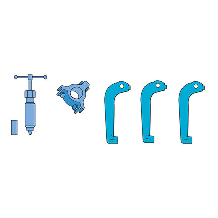 15360000 - Hydraulic 3 Leg Puller 75-150mm
