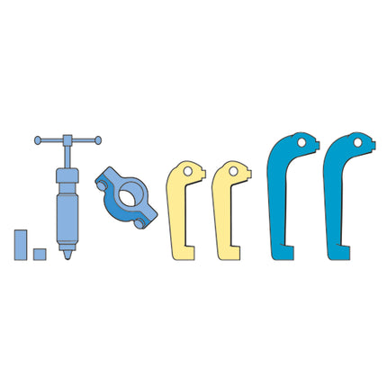 15490000 - Hydraulic 2 Leg Puller Kit 75-100mm