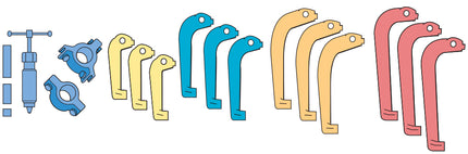 155100V2 - Hydraulic 2/3 Leg Puller Kit 50-250mm