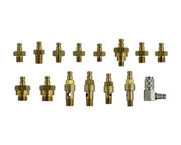 33100200 - Engine & Turbo Oil Pressure Adaptor Set (15PC)