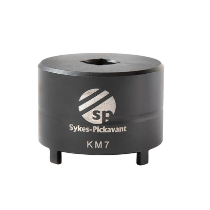 A black KM7 socket tool with the Sykes Pickavant logo and model number KM7 printed on the side.