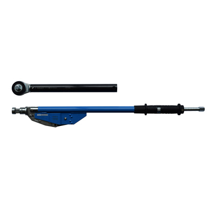 heavy duty torque wrench shown split in 2 pieces