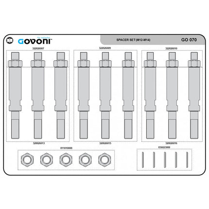 GO070 - Spacer and Extension Set