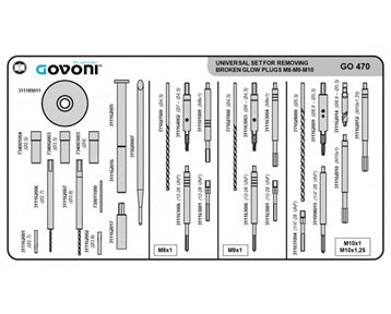 GO471 - Universal Glow Plug Removal Basic Kit