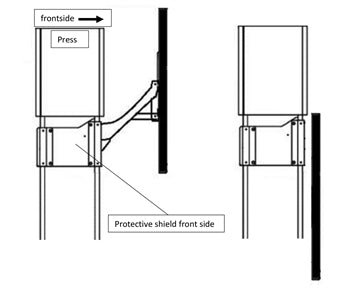 534266-FR - Front Press Guard for 60 & 70 Tonne Workshop Presses
